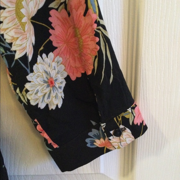 Zara Floral Black Maxi Dress - Picture 9 of 16